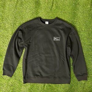 Black and White Nike X Stussy Crewneck Sweatshirt